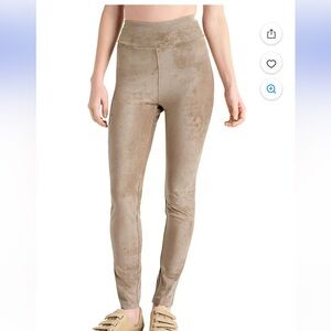 Splendid Camel Faux Suede stretch leggings.  Size M. Perfect condition!